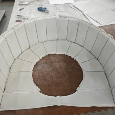 microporous board in glass industry