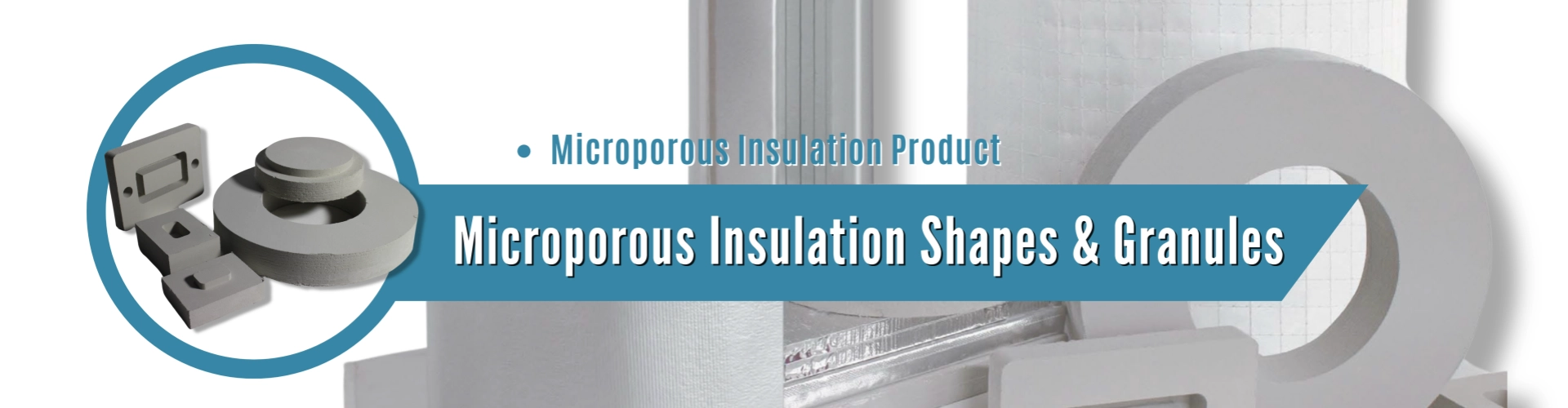 Microporous insualtion shapes granules